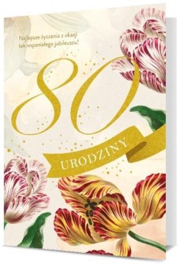 Karnet Urodziny 80 K. B6-1908