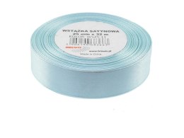 Wstążka satynowa jasna błękitna 25mmx32m