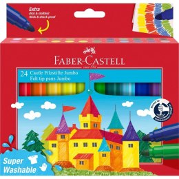 Flamastry Jumbo Zamek 24 kolory FABER CASTELL