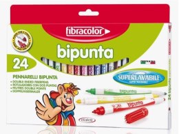 Pisaki Bipunta Double Point 24 kol FIBRACOLOR