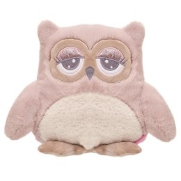 Sowa Abby różowo-kremowa 23cm