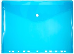 Teczka PP A4 z europerforacją niebieska PENMATE