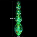 DILDO GLOW-IN-THE-DARK TWILIGHT GLEAM GLASS 24-0447