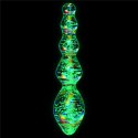 DILDO GLOW-IN-THE-DARK TWILIGHT GLEAM GLASS 24-0447