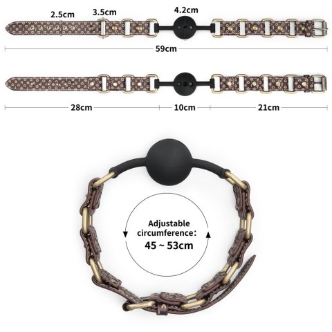 KNEBEL REBELLION REIGN BALL GAG 24-0460