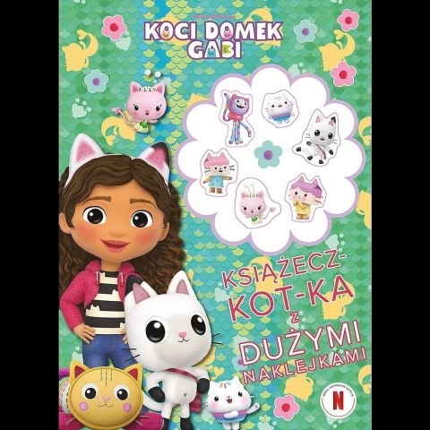 Koci Domek Gabi. Książecz-kot-ka z naklejkami