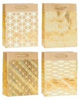 Torebka ozdobna 26x32x10cm mix ROZETTE