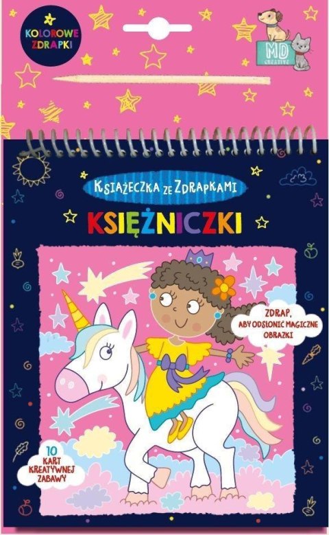 Książeczka z wydrapywanką - księżniczki