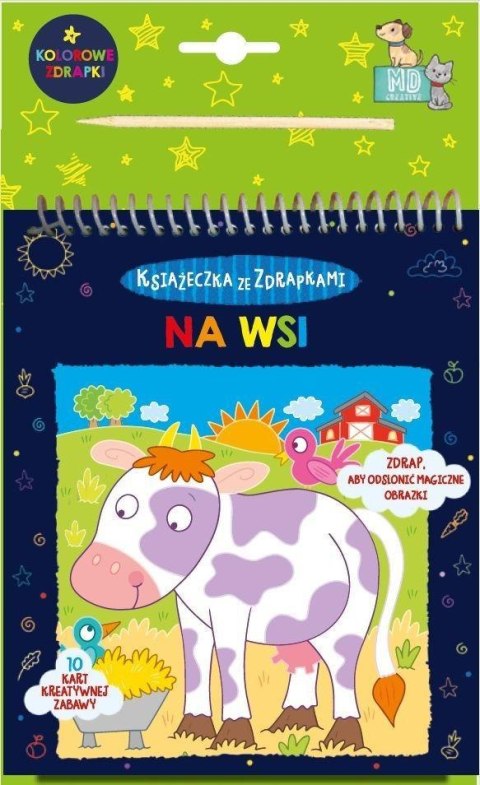 Książeczka z wydrapywanką - na wsi