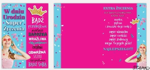 Karnet Bueno B6 + koperta wzór nr 03 Urodziny