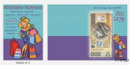 Karnet Comic B6 + koperta wzór nr 01