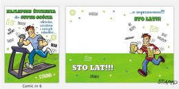 Karnet Comic B6 + koperta wzór nr 06