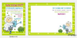 Karnet Smile B6 + koperta wzór nr 06