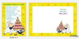 Karnet Smile B6 + koperta wzór nr 07 Urodziny