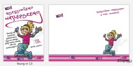 Karnet Young B6 + koperta nr 013