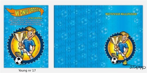 Karnet Young B6 + koperta nr 017 Urodziny