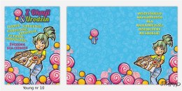 Karnet Young B6 + koperta wzór nr 010 Urodziny