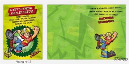 Karnet Young B6 + koperta wzór nr 018