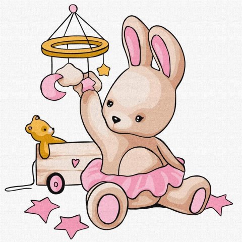 Malowanie po numerach- Exciting games Kids 25x25cm