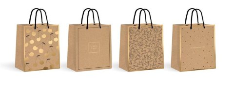 Torebka średnia Kraft Gold