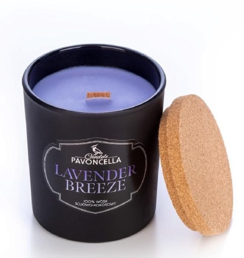 Świeczka sojowa Lavender Breeze czarna 135g