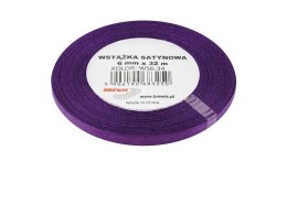 Wstążka satynowa fioletowa 6mmx32m