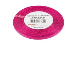 Wstążka satynowa purpura 6mmx32m