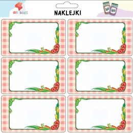 Naklejki na przetwory i przyprawy Warzywa