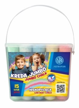 Kreda Jumbo Wiaderko Fun 15szt ASTRA