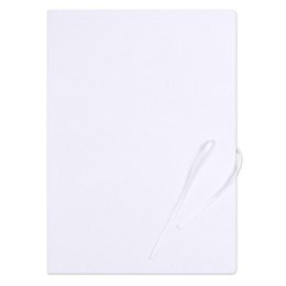 Teczka wiązana A4 biała