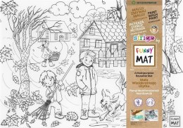 Mata biała Jesień Funny Mat recycled STRIGO