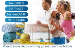 Szybkoschnący ręcznik AMY 30x30 brązowy Szybkoschnący i chłonny ręcznik sportowy wykonany z przyjemnej w dotyku mikrofibry