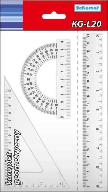 Komplet geometryczny duży KG-L20 3el