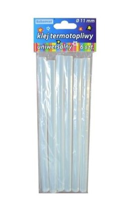 Klej termotopliwy 11mm 6szt