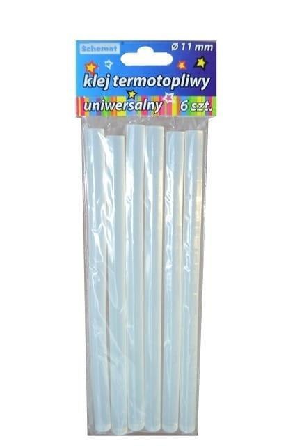 Klej termotopliwy 11mm 6szt