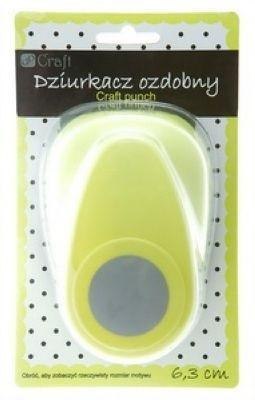 Dziurkacz ozdobny 6,3cm koło