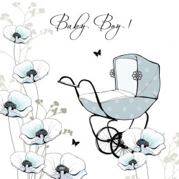 Karnet Swarovski kwadrat CL1211 Narodziny