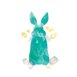 Karnet Swarovski kwadrat CL2611 Królik