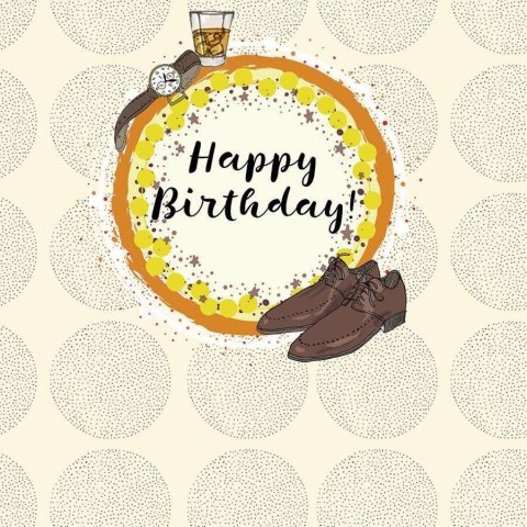 Karnet Swarovski kwadrat CL0217 Urodziny Buty