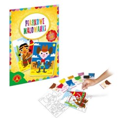 Piaskowe malowanki Kowboj i Indianin ALEX