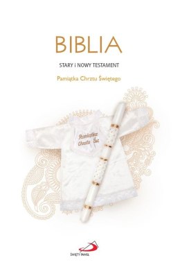 Biblia ST i NT.Pamiątka Sakramentu Chrztu Świętego