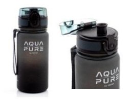 Bidon Aqua Pure 400ml grey/black ASTRA