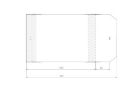 Okładka regulowana 270x470mm (50szt)