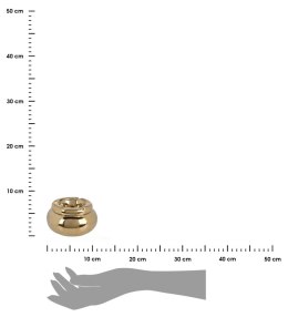 Popielniczka z dolomitu złota 11 cm