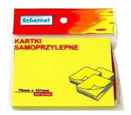 Karteczki samoprzylepne 76x101mm 100szt