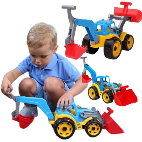 Traktor z elementami spycharki i koparki MIX