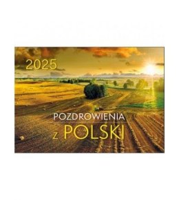 Kalendarz 2025 Pozdrowienia z Polski