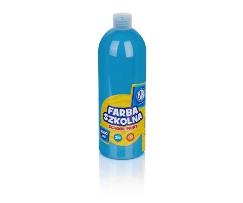 Farba szkolna niebieska 1000ml ASTRA