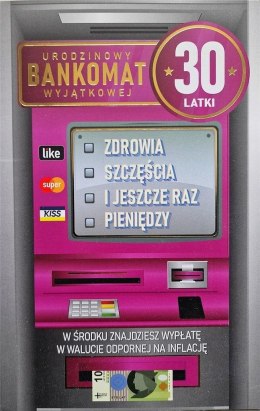 Karnet Urodziny 30 damskie