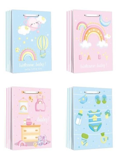 Torebka prezentowa M Baby girl boy